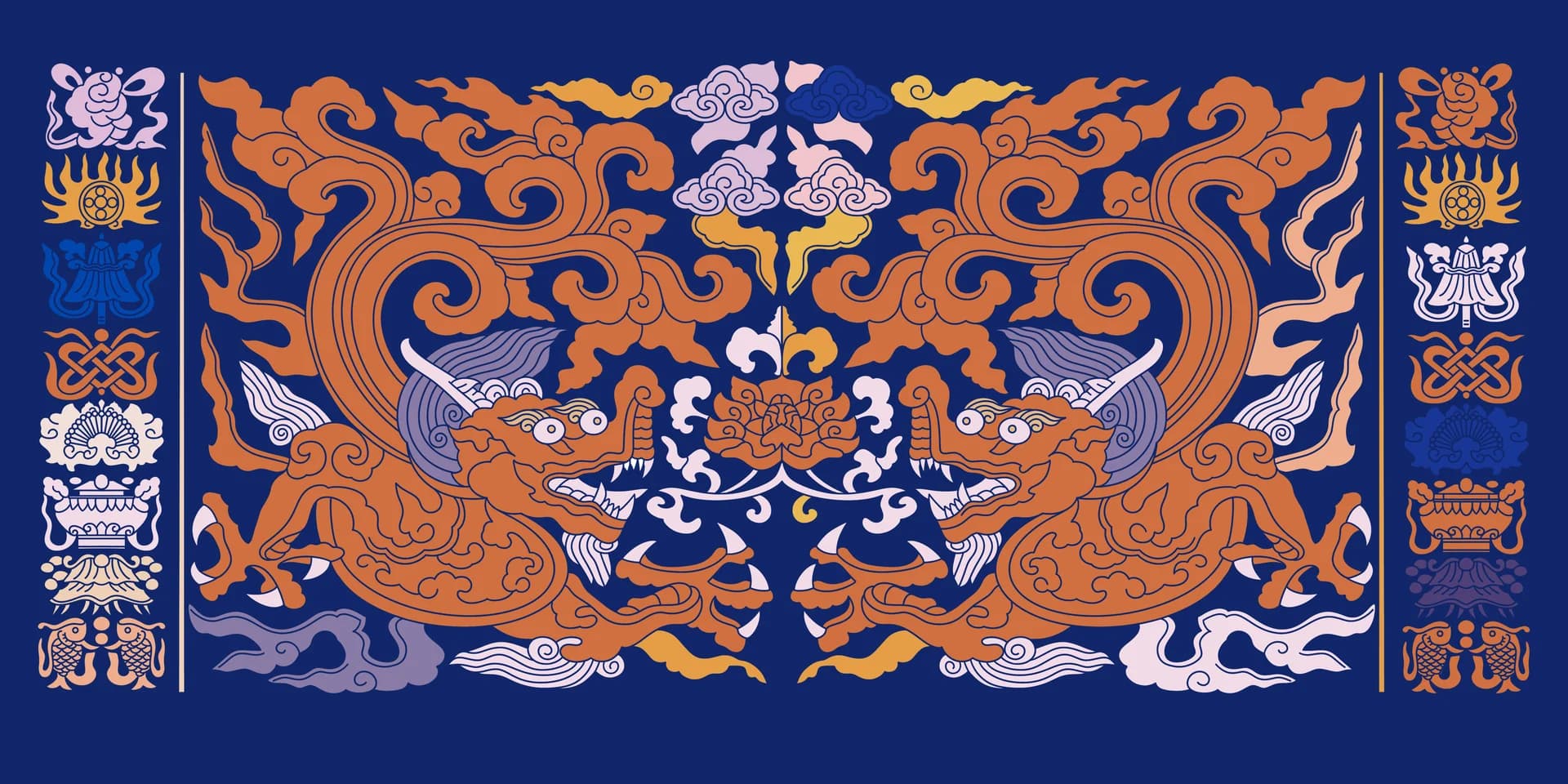 明代·摩羯纹