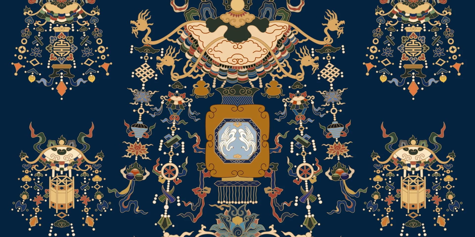 清代·宫灯纹